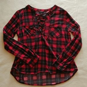 Flannel long sleeve shirt